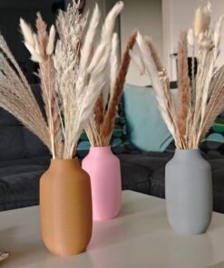 Trockenblumenvase Lines