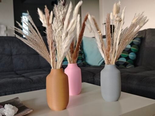 Trockenblumenvase Lines