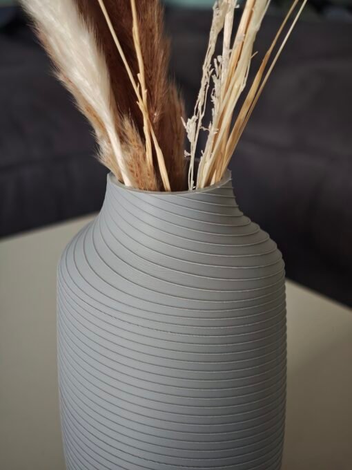 Trockenblumenvase Lines – Bild 5